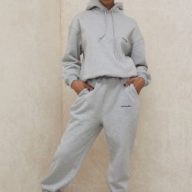 Halo Grey Oversized Hoodie - Image 8