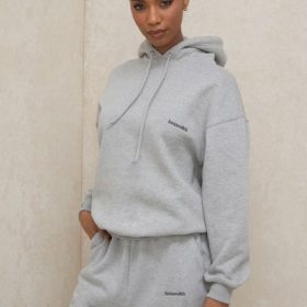 Halo Grey Oversized Hoodie - Image 10