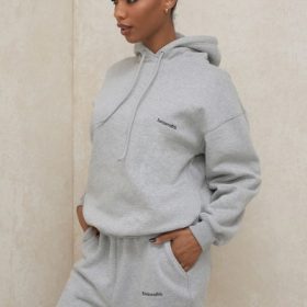 Halo Grey Oversized Hoodie - Image 11
