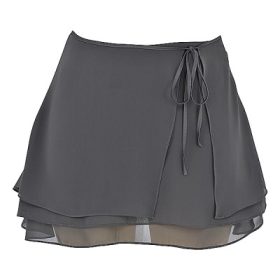 Clarice Shadow Floaty Layered Mini Skirt - Image 2