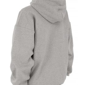 Halo Light Grey Oversized Hoodie - Image 3