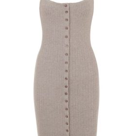 Teva Beige Cashmere Knit Midi Dress - Image 2