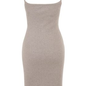 Teva Beige Cashmere Knit Midi Dress - Image 4